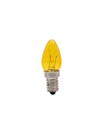 Lampada Incandescente 7w X 127v E14 Tipo Vela Cor/amarelo
